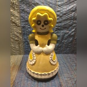 Vintage and VERY UNIQUE Ceramic Sock Puppet Decor